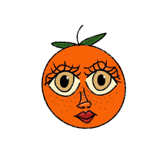 Orange Sticker